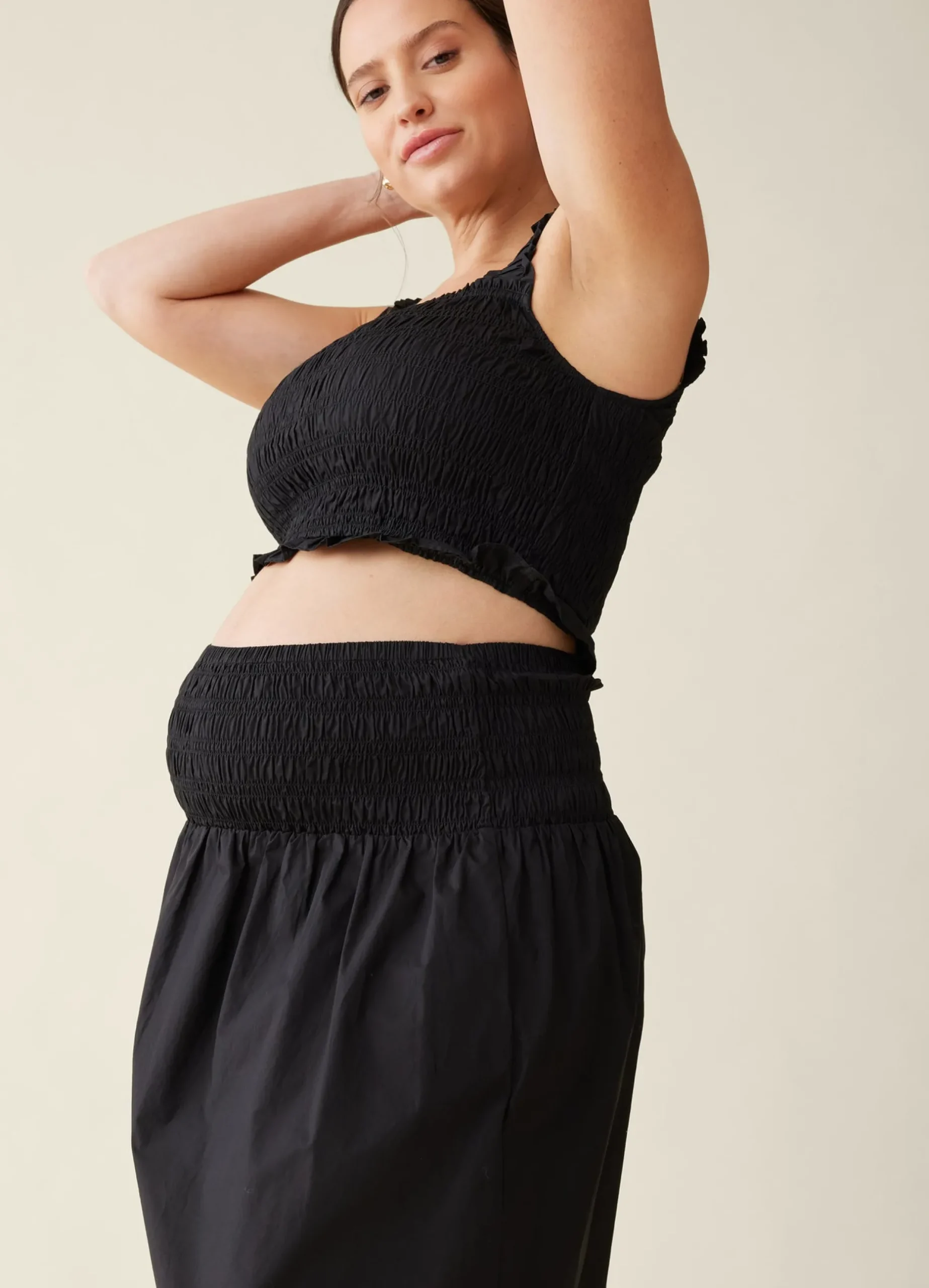 The Babymoon Every Day Maternity Midi Dress Set