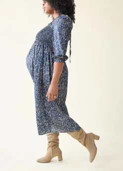 The Breeze Maternity Midi Dress