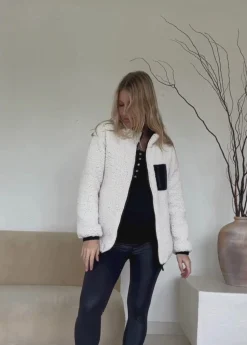 The Double Take Maternity Sherpa Jacket