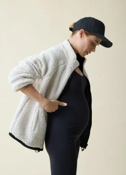 The Double Take Maternity Sherpa Jacket