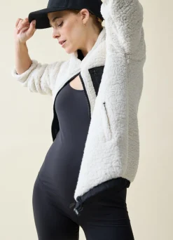 The Double Take Maternity Sherpa Jacket