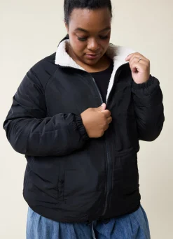 The Double Take Maternity Sherpa Jacket