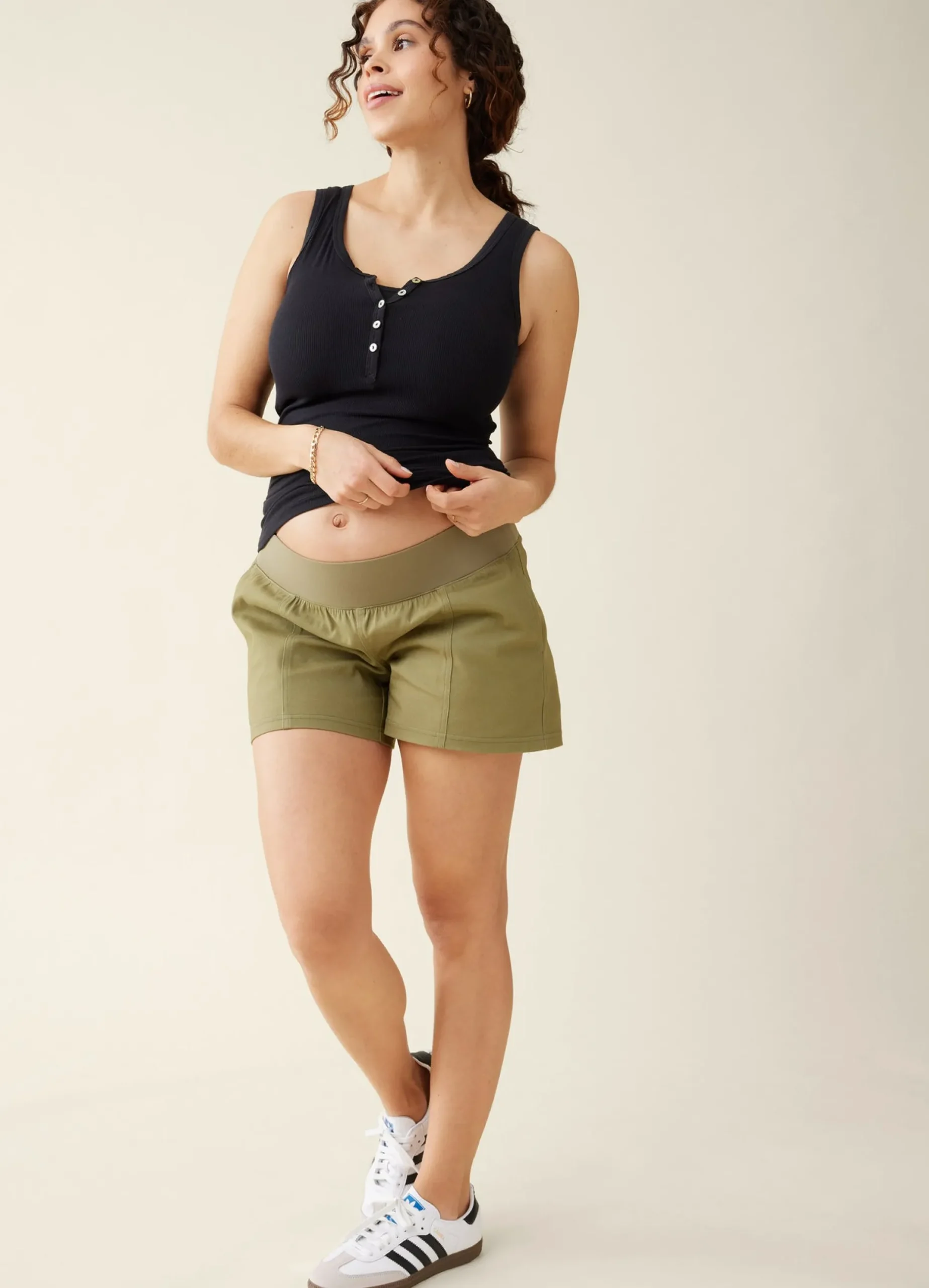 The Everyday Maternity Woven Short