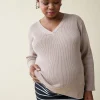 The EveryWear Side Zip Maternity + Nursing Sweater
