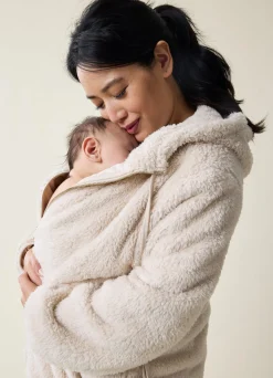 The Flexible Maternity Teddy Jacket
