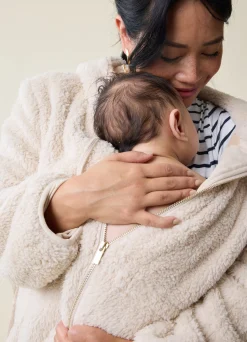 The Flexible Maternity Teddy Jacket