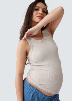 The Fresh Flex Rib Seamless Maternity Tank