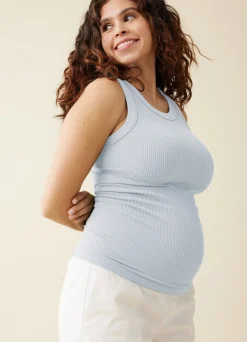 The Fresh Flex Rib Seamless Maternity Tank