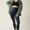 The Glossy Everywear Black Maternity Legging
