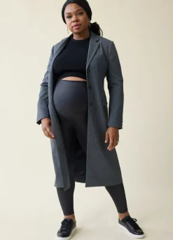 The Glossy Everywear Black Maternity Legging