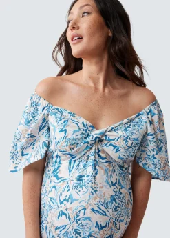 The Glow Maternity Shower Dress