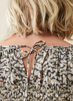 The Gwen Maternity Smocked Woven Top