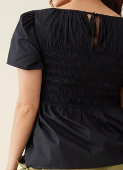 The Gwen Maternity Smocked Woven Top