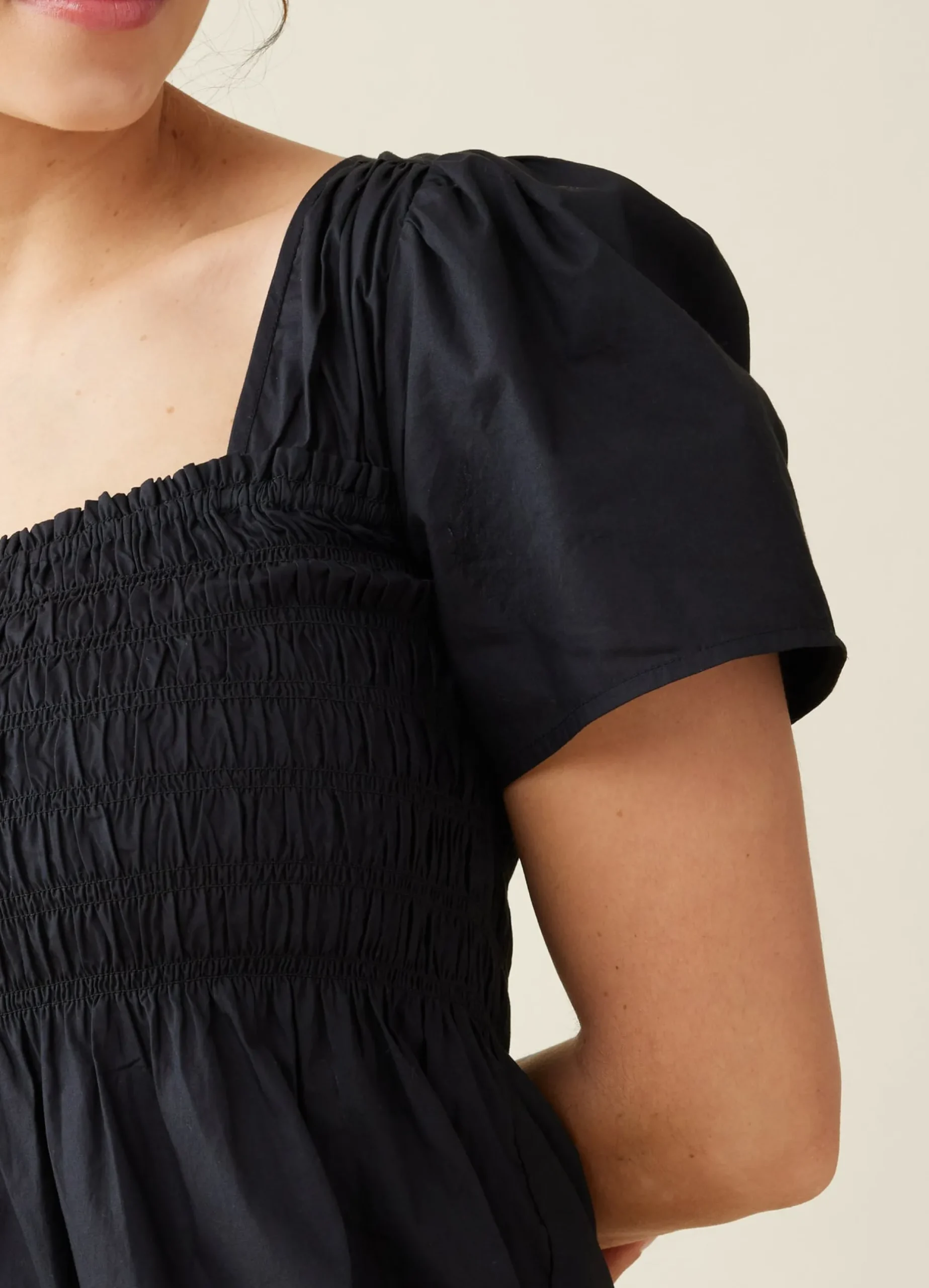 The Gwen Maternity Smocked Woven Top