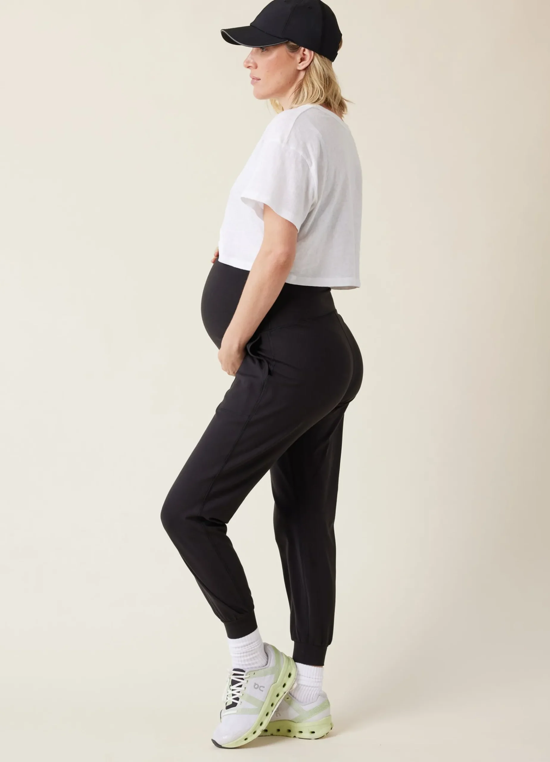 The Live In Maternity Black Active Jogger Pant