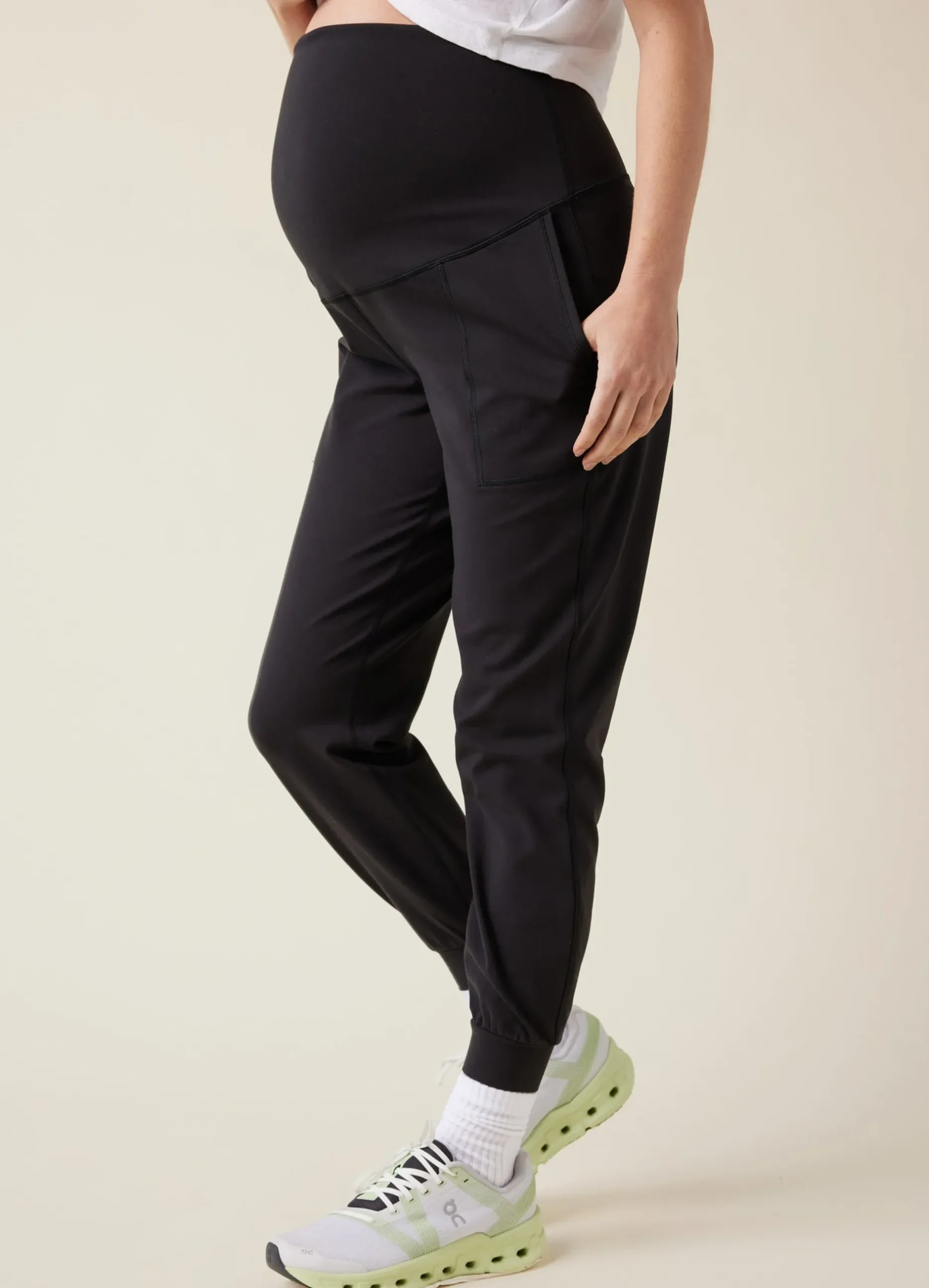 The Live In Maternity Black Active Jogger Pant