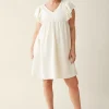 The Madeline Flutter Sleeve Maternity Dress