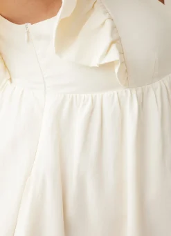 The Madeline Flutter Sleeve Maternity Dress