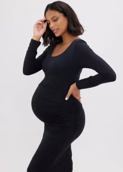 The Masterpiece Long Sleeve Maternity Dress