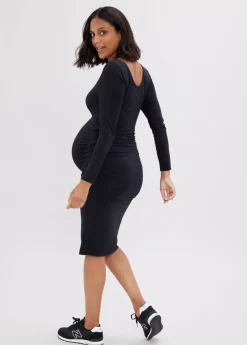 The Masterpiece Long Sleeve Maternity Dress