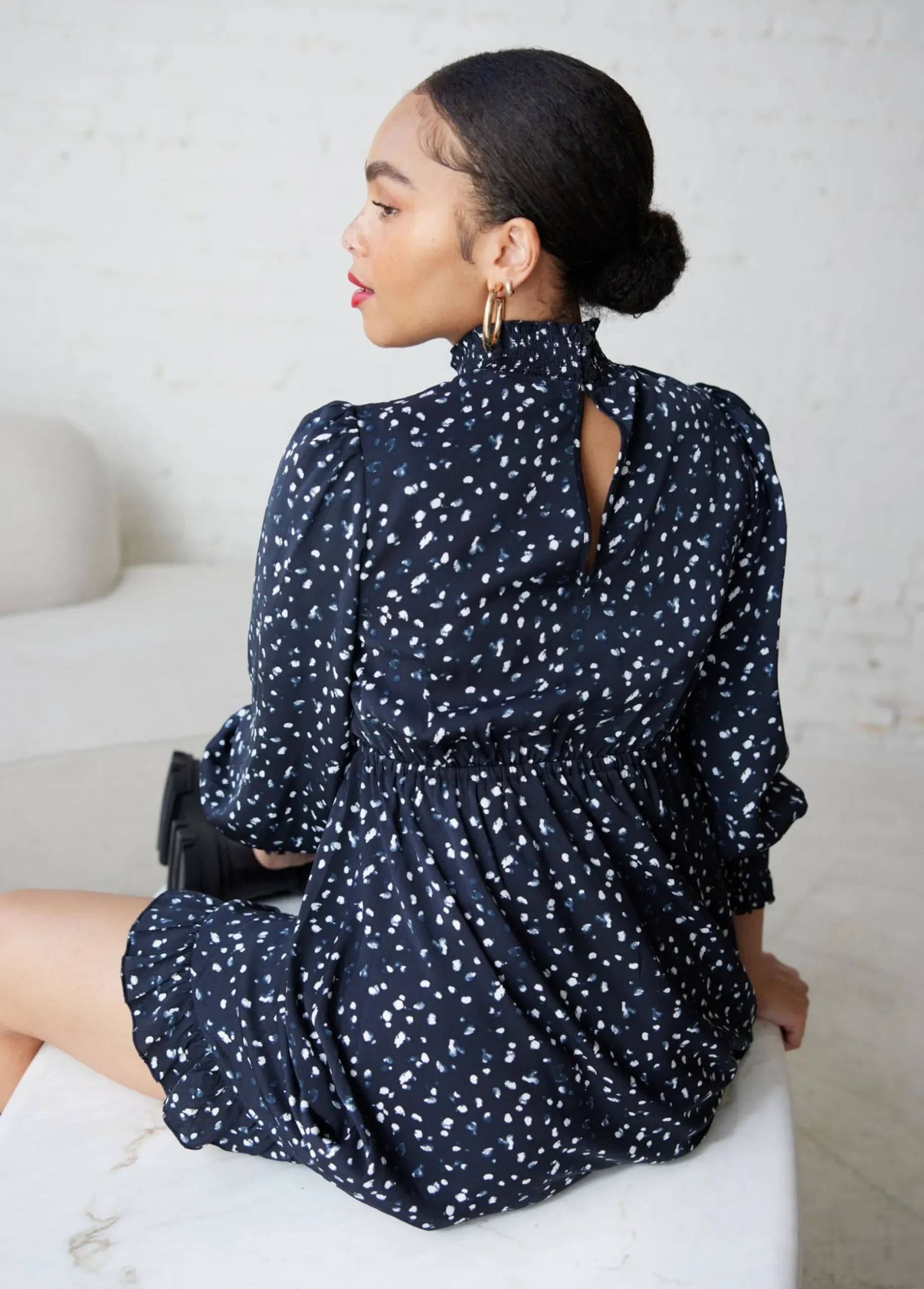 The Mingle Black Maternity Dress