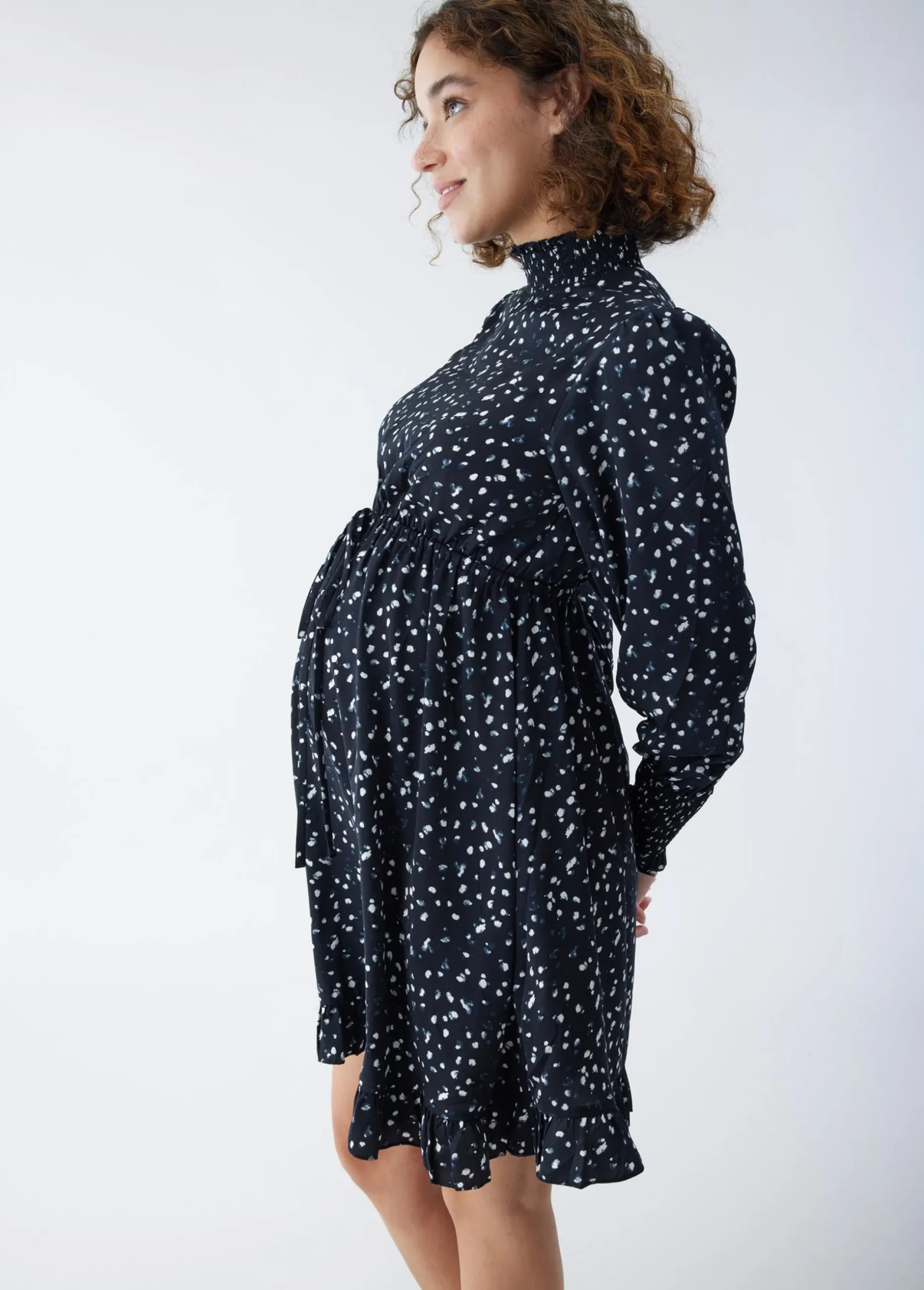 The Mingle Black Maternity Dress