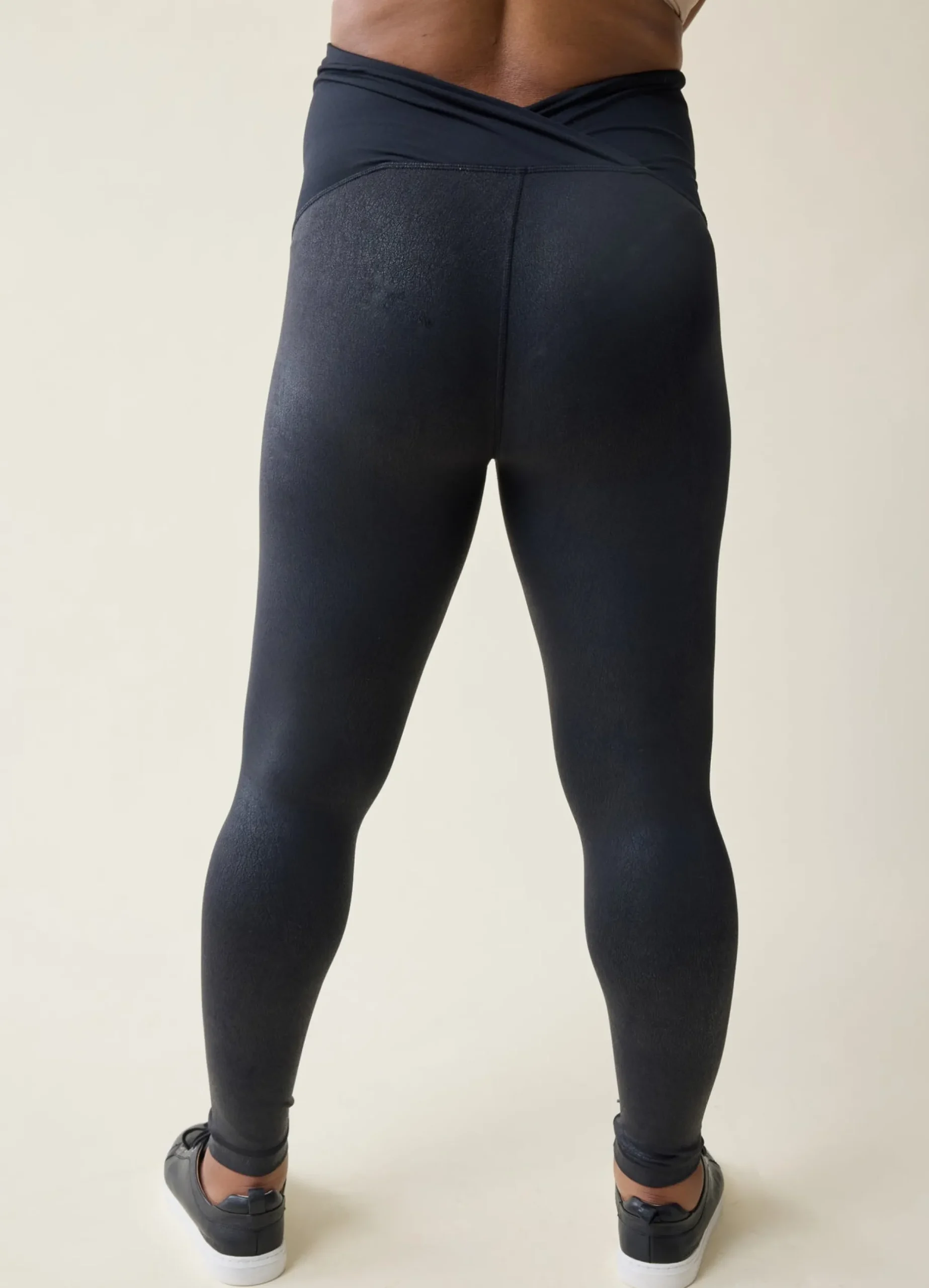 The Not-Leather Black Maternity Leggings