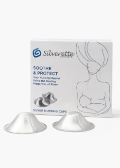 The Original Silverettes Silver Nursing Cups for Breastfeeding