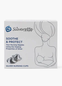 The Original Silverettes Silver Nursing Cups for Breastfeeding