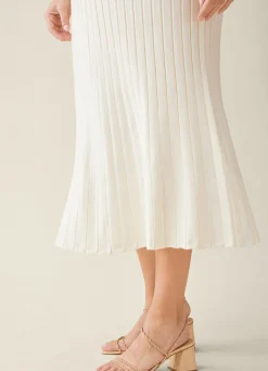 The Paris Maternity Ribbed Sweater Midi Dress