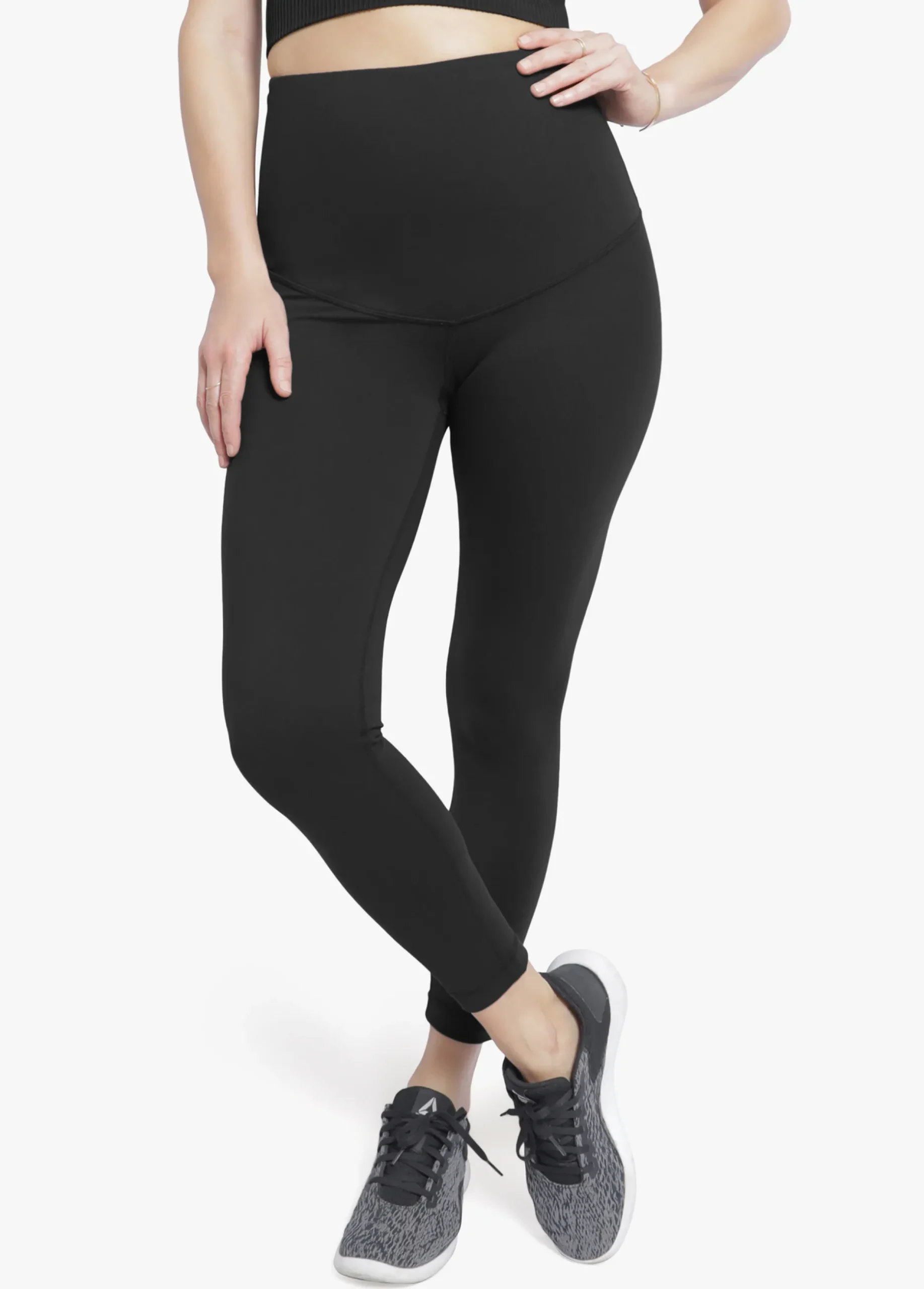 The Recovery Postpartum Compression Black Leggings
