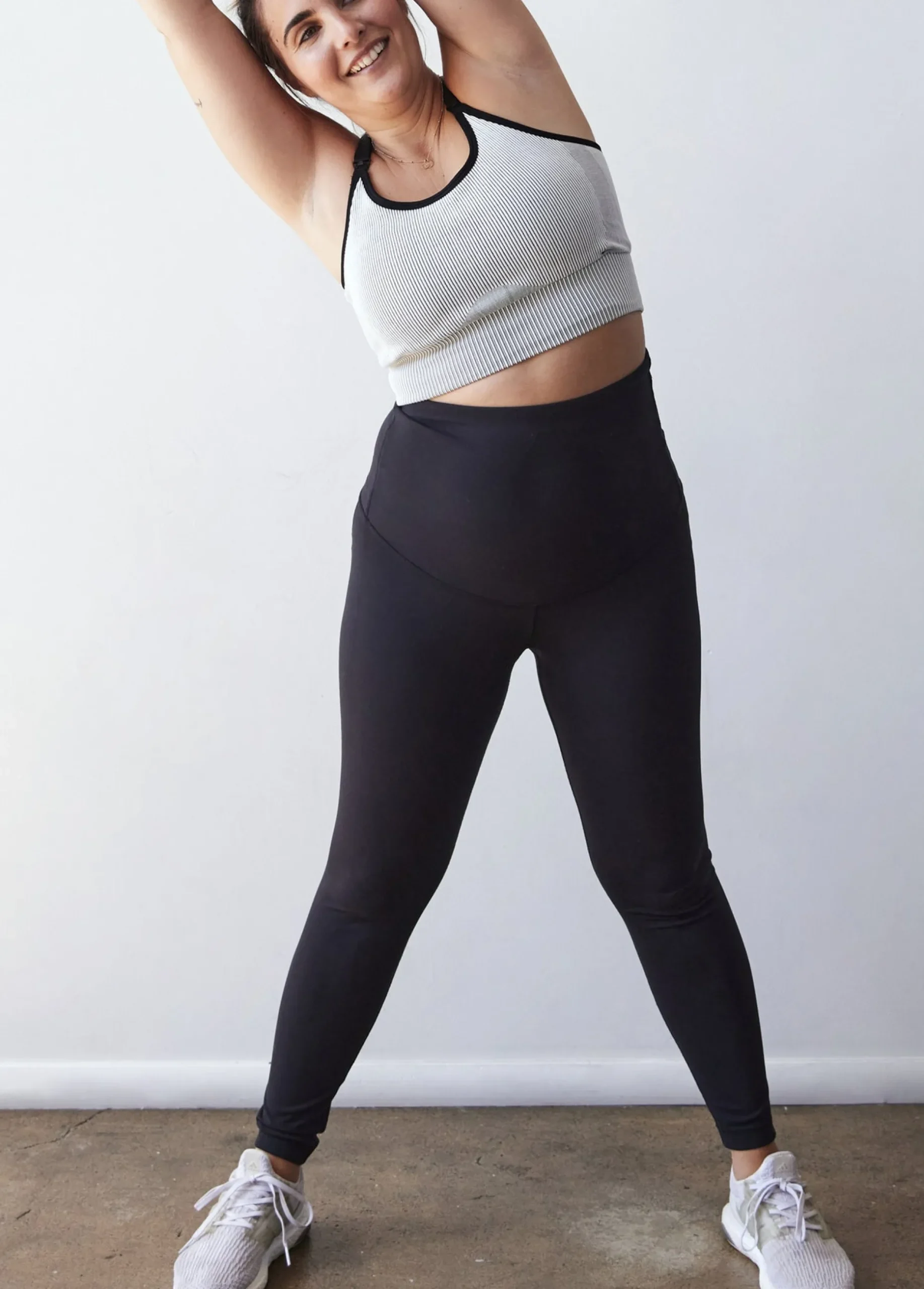The Recovery Postpartum Compression Black Leggings