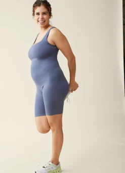 The Short Maternity Active Unitard Jumpsuit