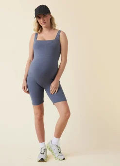 The Short Maternity Active Unitard Jumpsuit