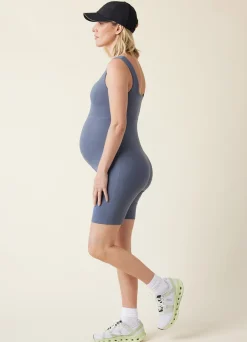 The Short Maternity Active Unitard Jumpsuit