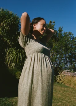 The Shower Maternity Maxi Dress
