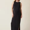 The Sidekick Black Maternity Dress