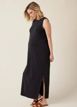 The Sidekick Black Maternity Dress
