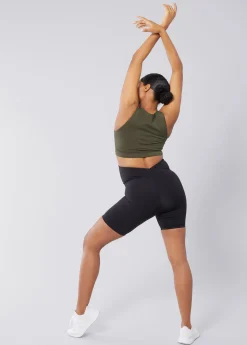 The Smooth Ride Maternity Black Bike Short