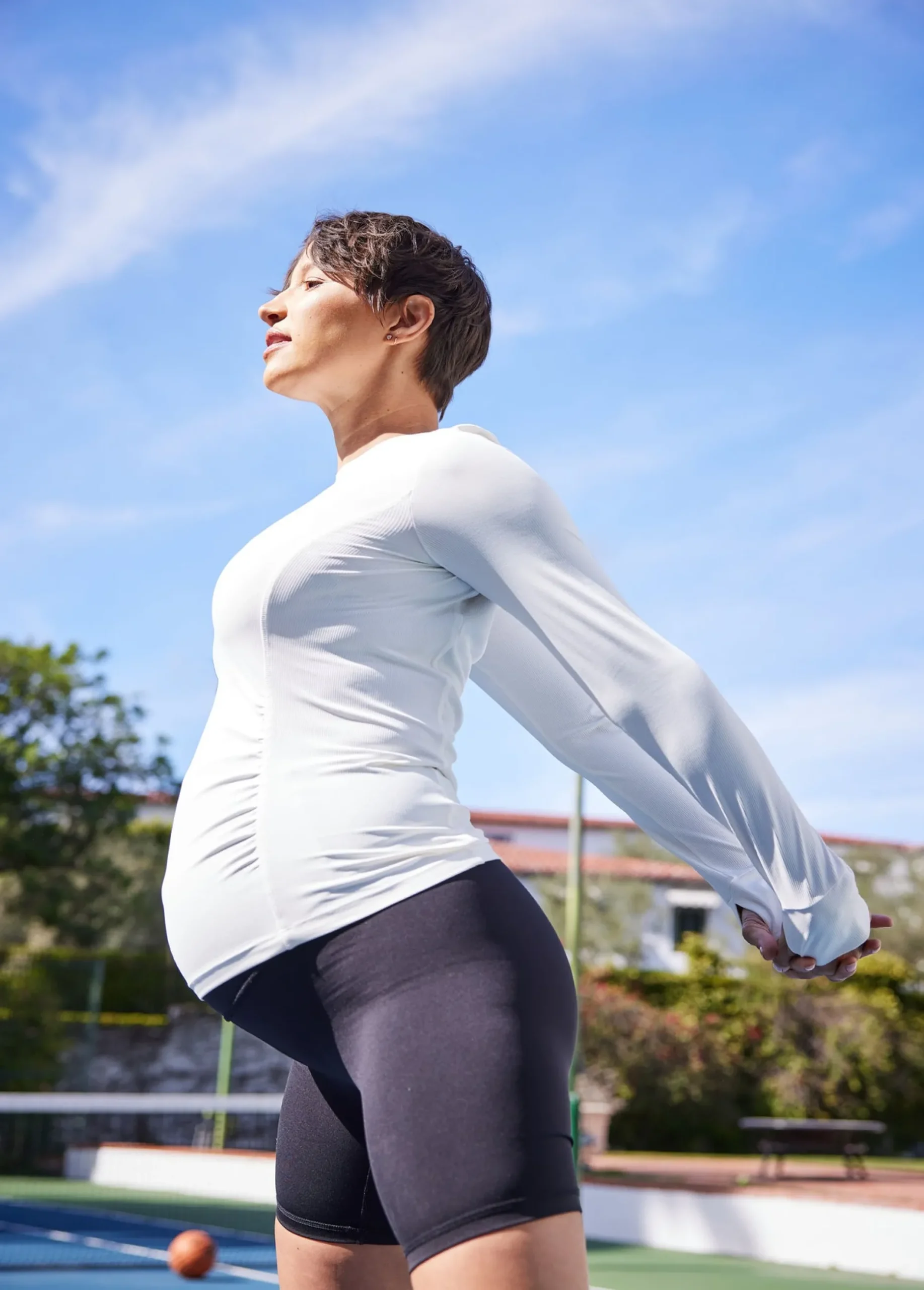 The Smooth Ride Maternity Black Bike Short
