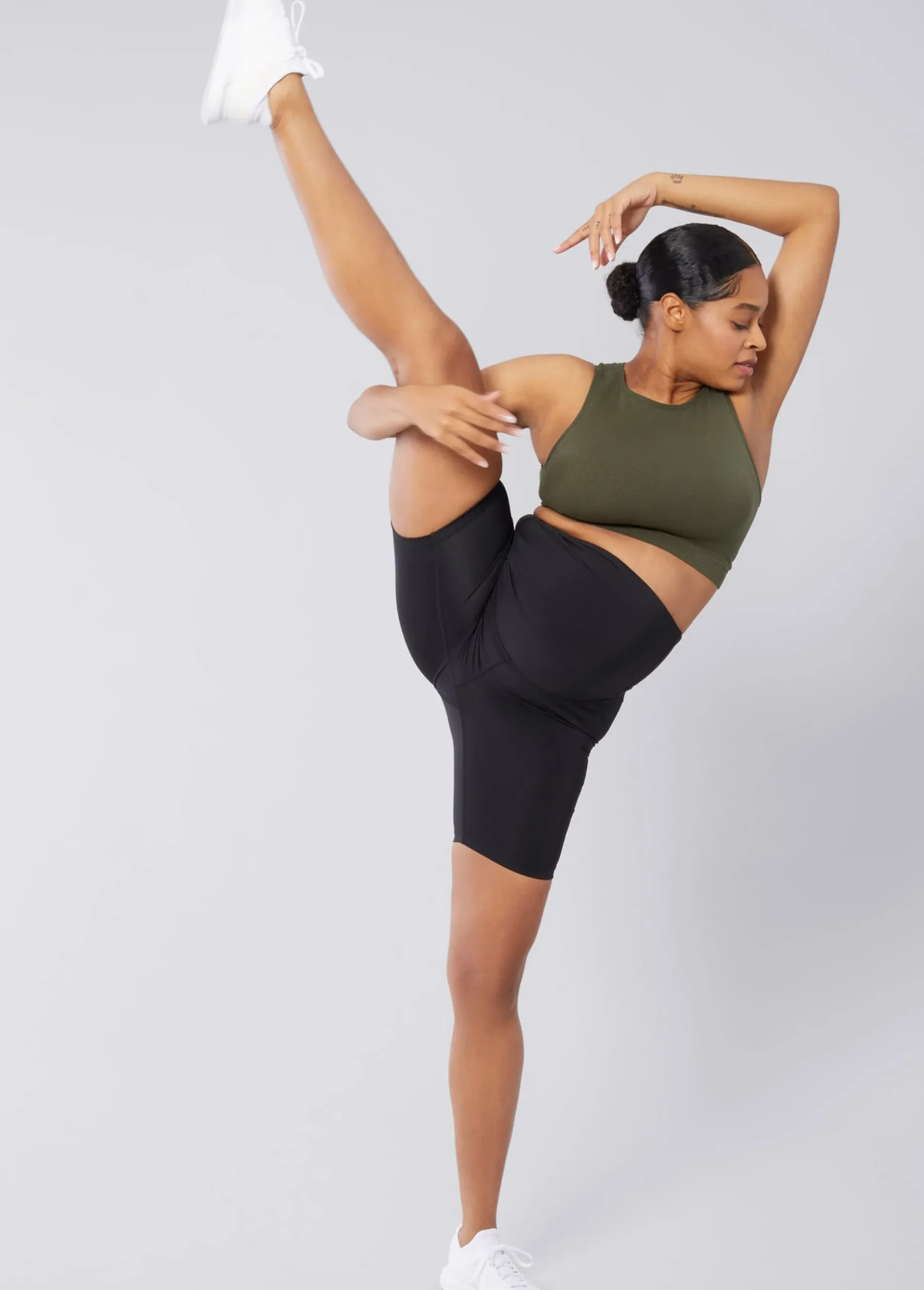 The Smooth Ride Maternity Black Bike Short