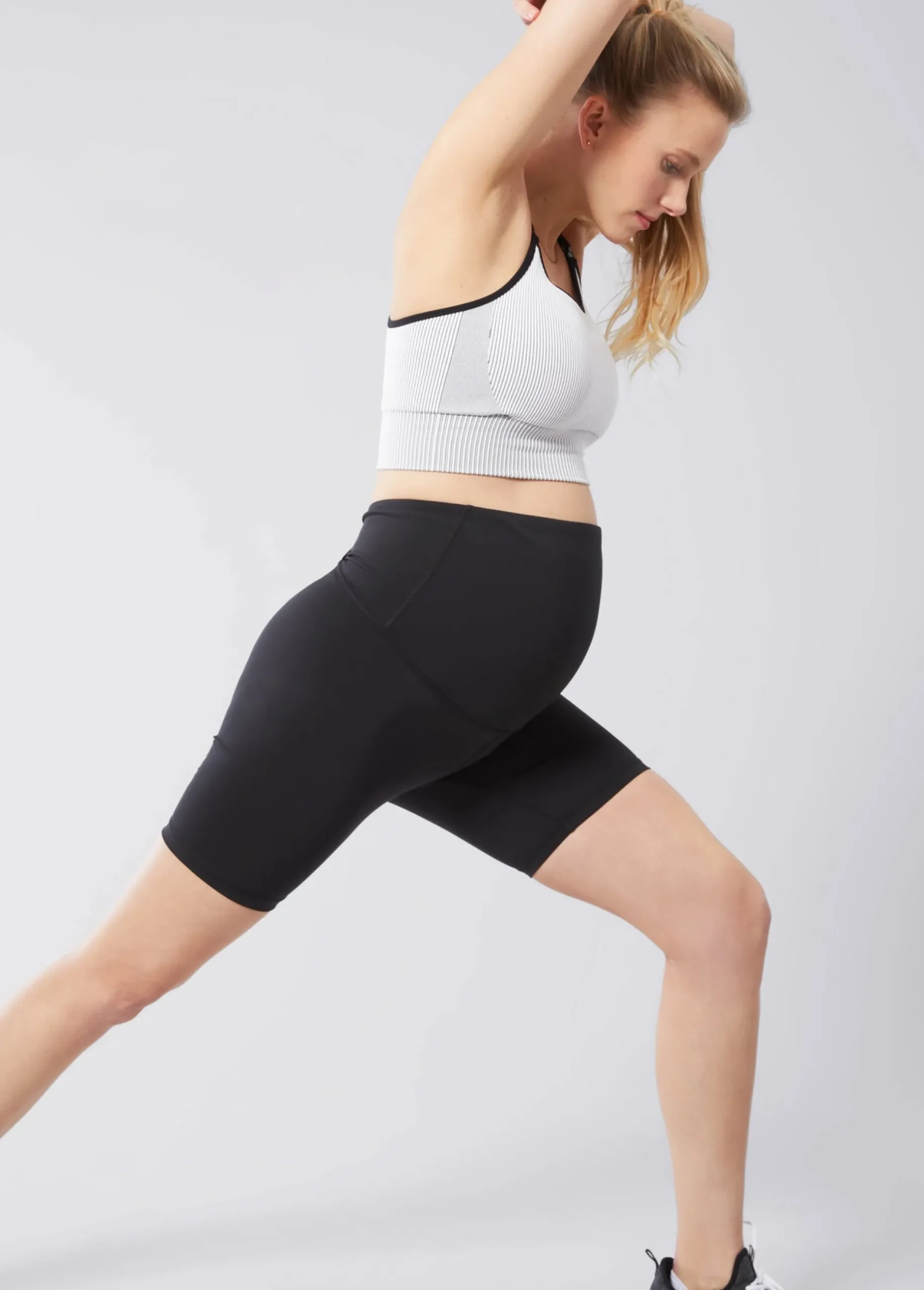 The Smooth Ride Maternity Black Bike Short