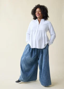 The Soft Touch Button Down Maternity + Nursing Top