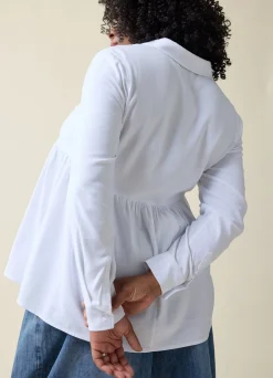 The Soft Touch Button Down Maternity + Nursing Top