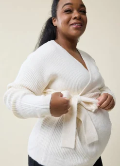 The Stay Connected Maternity + Nursing Sweater Cream