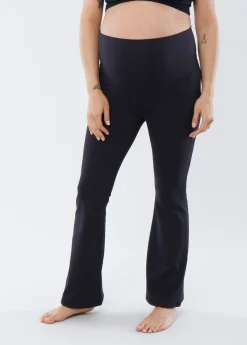 The Ultimate Flare Maternity + Postpartum Black Legging