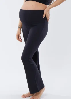 The Ultimate Flare Maternity + Postpartum Black Legging