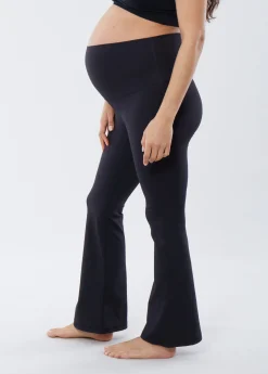 The Ultimate Flare Maternity + Postpartum Black Legging