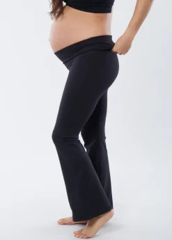 The Ultimate Flare Maternity + Postpartum Black Legging