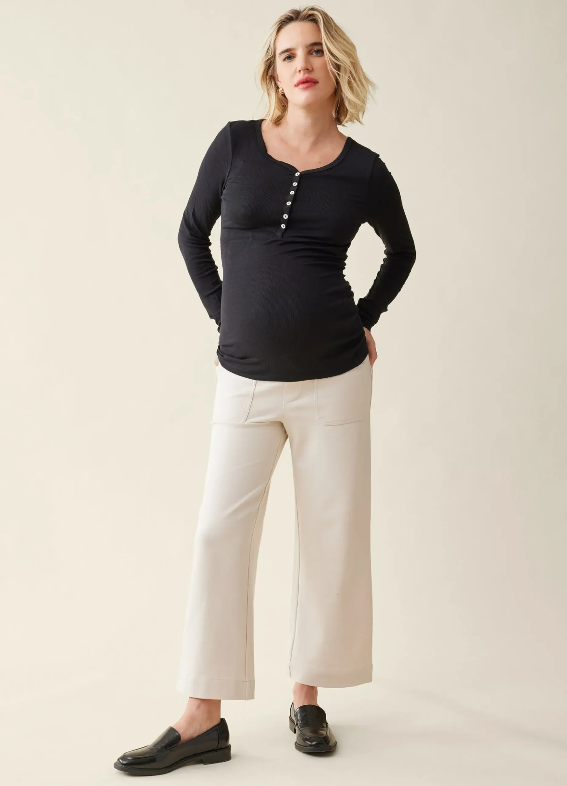 The Wide Leg Perfect Maternity Pants